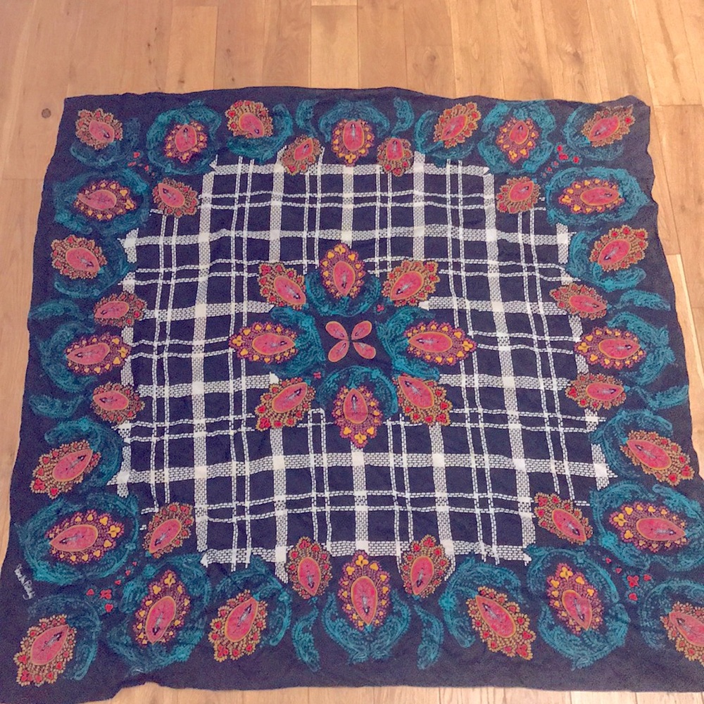 Diane von Fürstenberg Vintage Silk Scarf